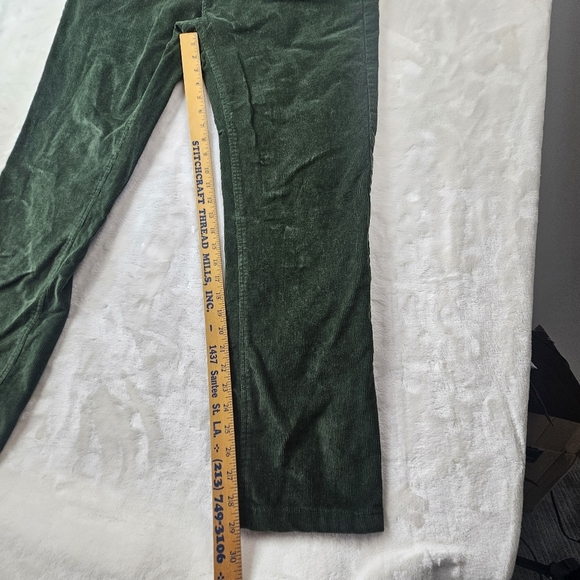 J. McLaughlin Cotton Oxford Corduroy Pants Men’s 36 Green Preppy Holiday - Picture 4 of 11